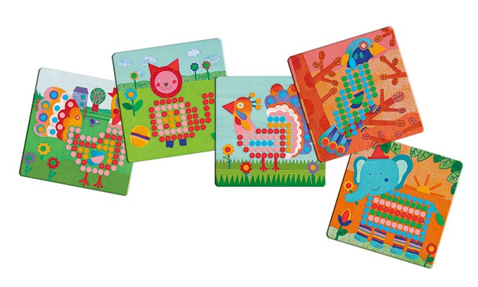 DJECO 動物的衣裳/釘豆