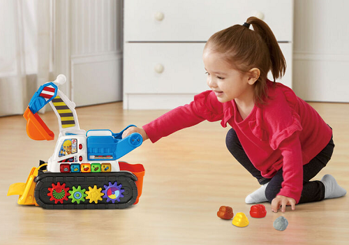 聲光互動學習挖土機