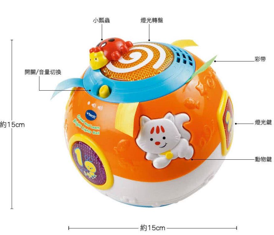 炫彩聲光滾滾球